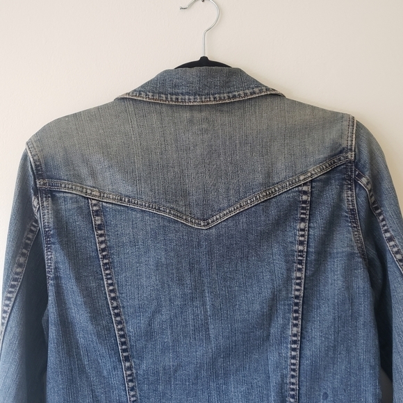 GAP Y2K DENIM JEANS JACKET WOMEN SIZE Medium - Picture 7 of 10
